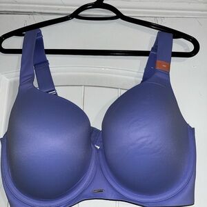Modern Luxe Lightly Lined Balconette Bra- Lane Bryant (Cacique) Deep Periwinkle